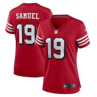 womens nike deebo samuel scarlet san francisco 49ers alterna